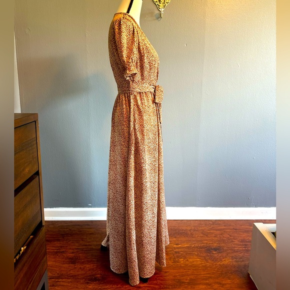 SHEIN ANIMAL PRINT LONG DRESS. SIZE SMALL. - Picture 2 of 6